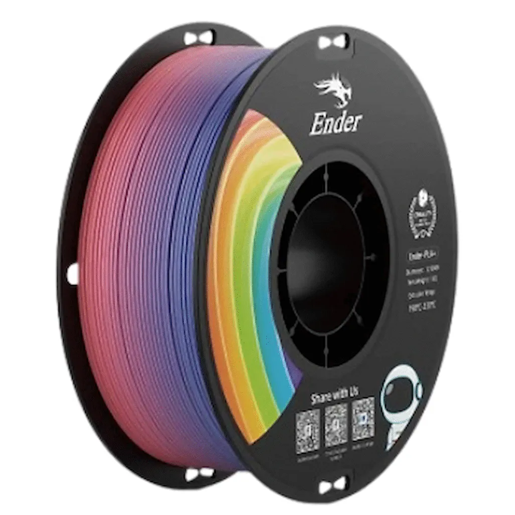 Ender PLA+ Filament - Rainbow 1kg