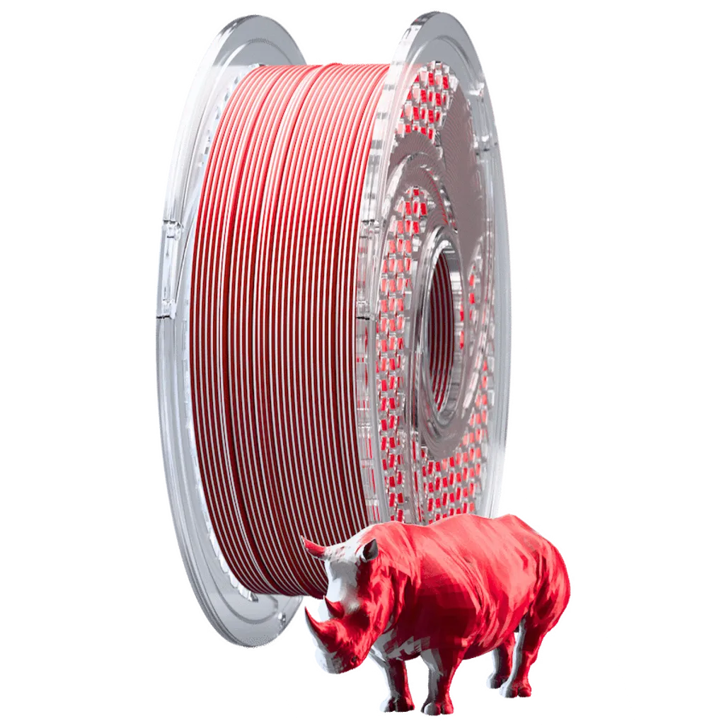 SA Filament Dual Silk PLA Filament 750g - Candy Cane