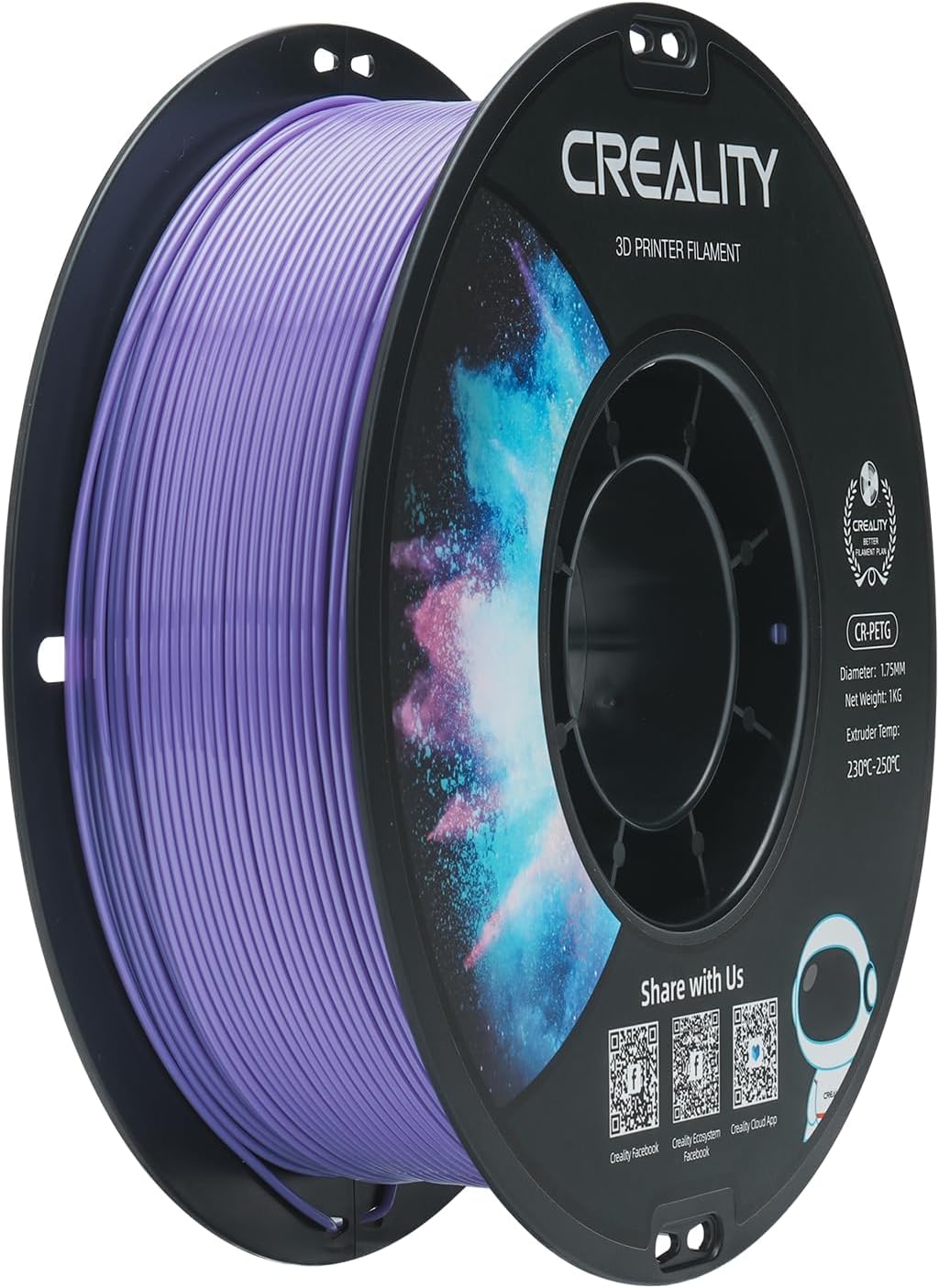 Creality – PETG – Purple – 1kg – 1.75mm