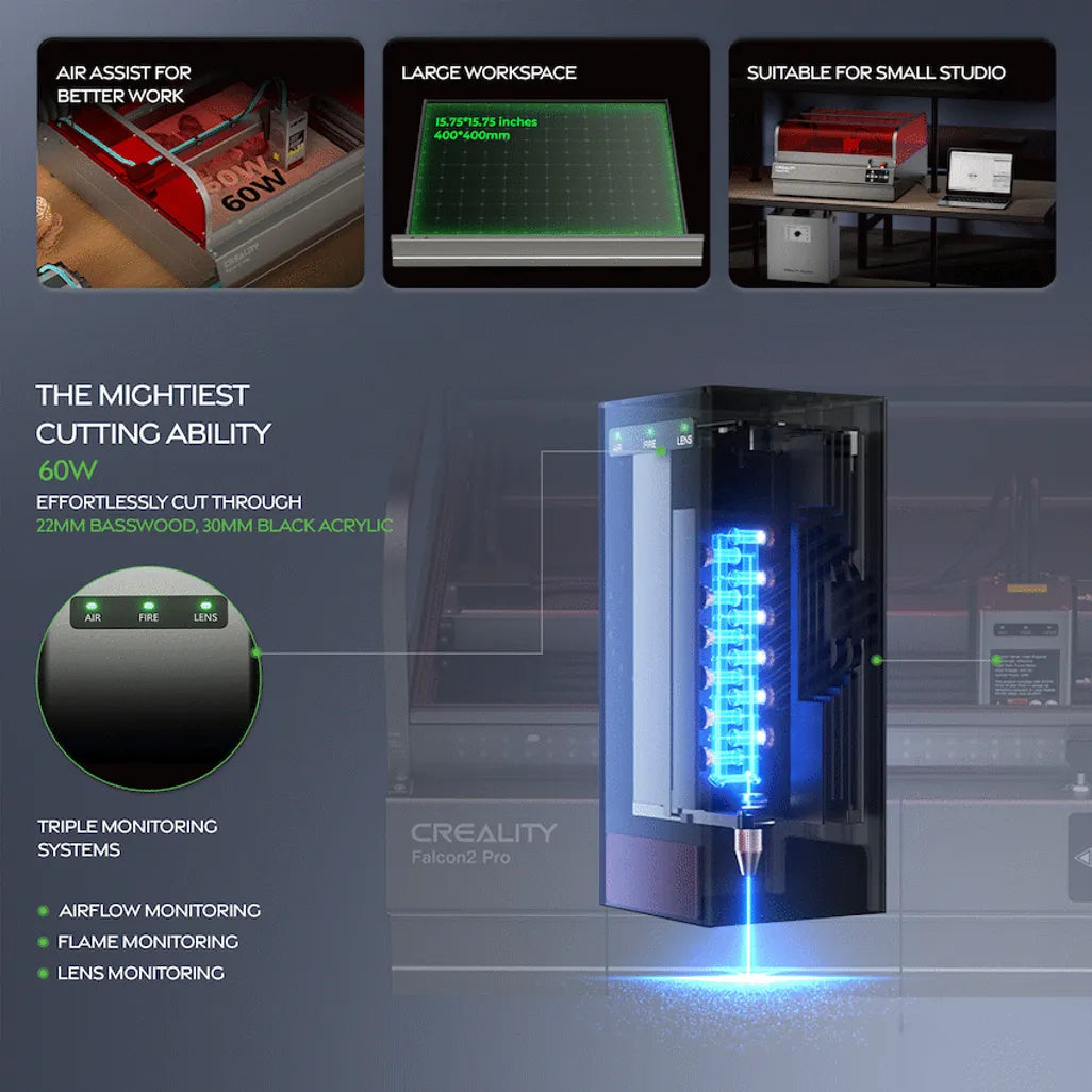 Creality Falcon 60W Enclosed Laser Engraver