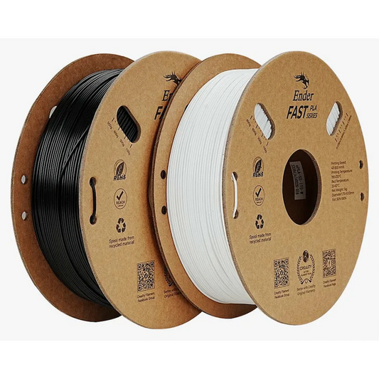 Creality Ender Fast PLA Filament Value Pack of 2 - White + Black