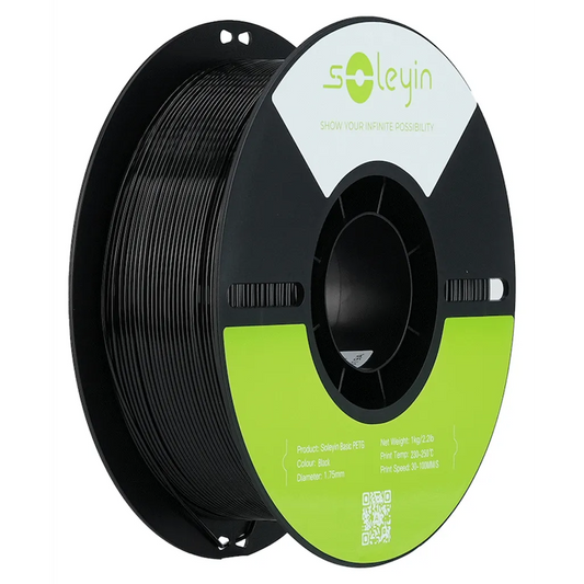 Soleyin Basic PETG Black_1.75_1KG_Black Neutral Tray